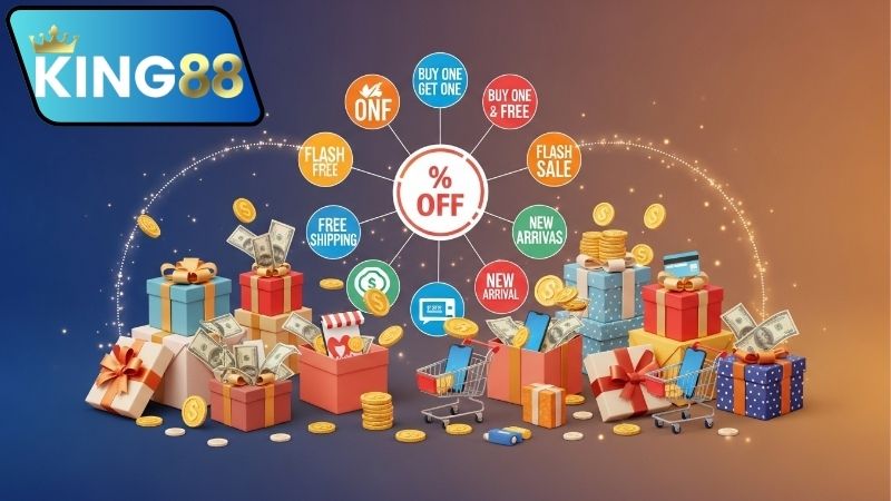 Các loại khuyến mãi trực tuyến nổi bật tại King88